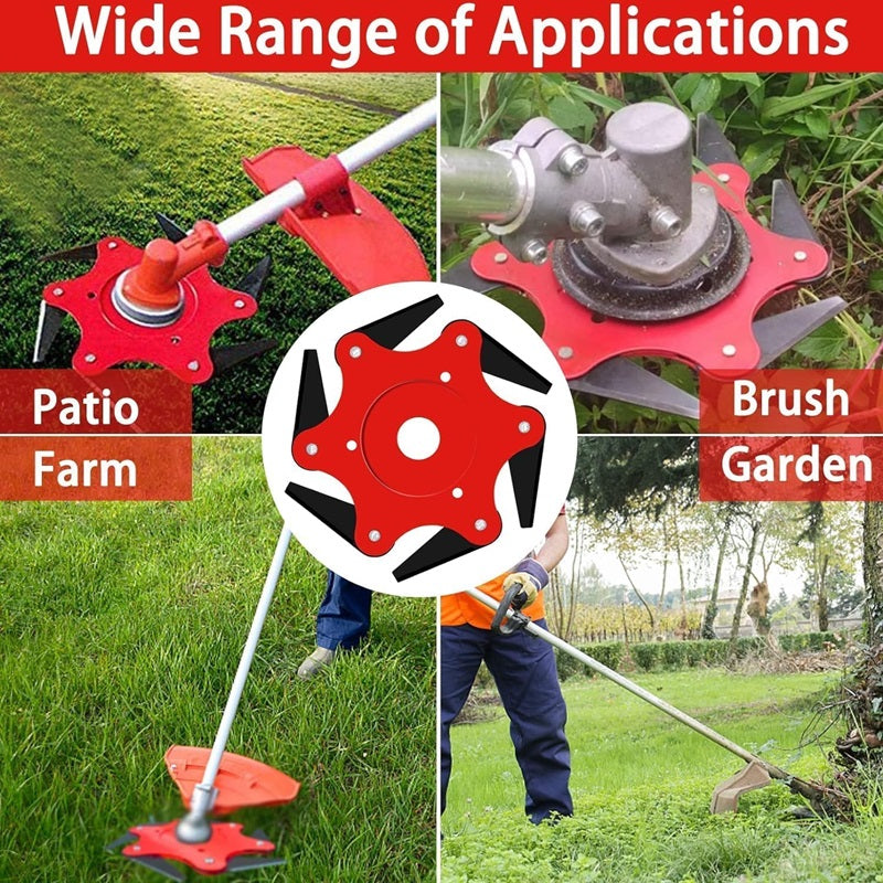 Skanto | Heavy-Duty 6-Stålblad Trimmer Hode