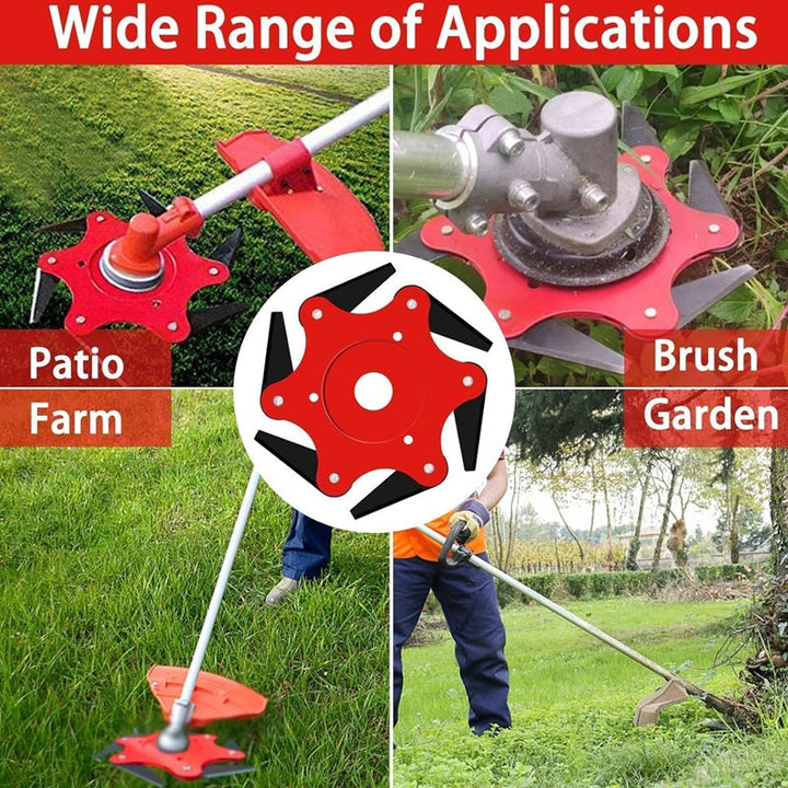 Skanto | Heavy-Duty 6-Stålblad Trimmer Hode