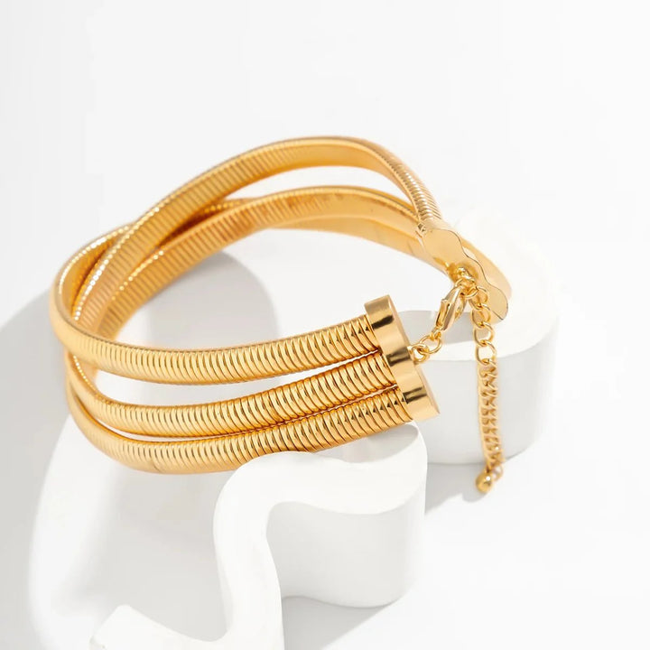 Skanto | Trippel Lag Stable Chunky Choker Halskjede