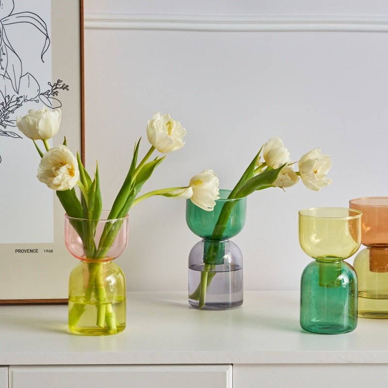 Skanto | To-delt mini bud vase terrarium sett
