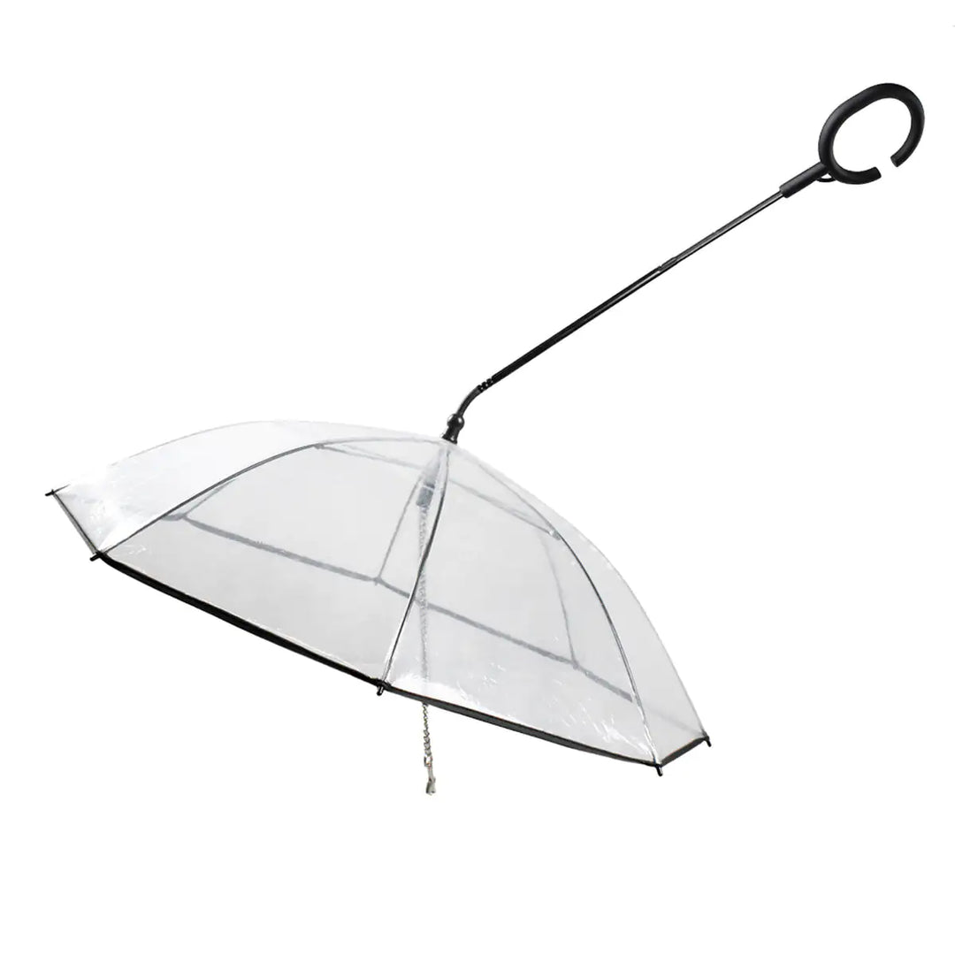 RainGuard Paraply - Transparent Hundeskjerm Bollelift