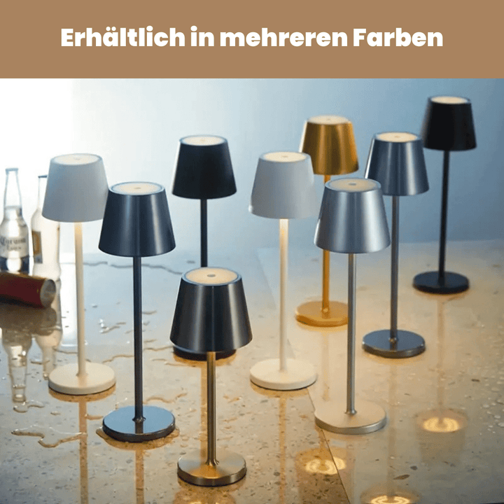 Skanto | LED Bordlampe – Trådløs, Berøringskontroll & Dimmbar Lys