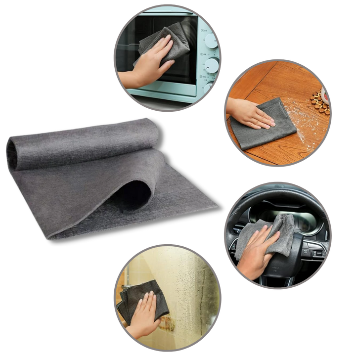 Ultraabsorberende, fortykket rengjøringsklut av mikrofiber