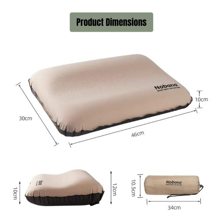 AirRest Campingpute Inflatable Ergonomisk | Skanto