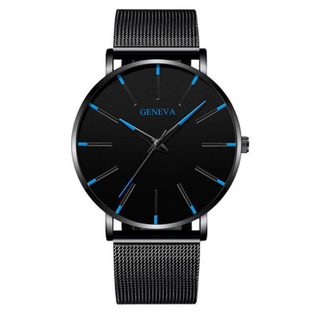 Skanto | Herre Ultra-Tynn Forretningsklokke – Elegant, Minimalistisk & Tidløs Stil