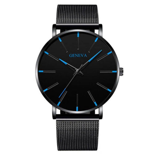 Skanto | Herre Ultra-Tynn Forretningsklokke – Elegant, Minimalistisk & Tidløs Stil