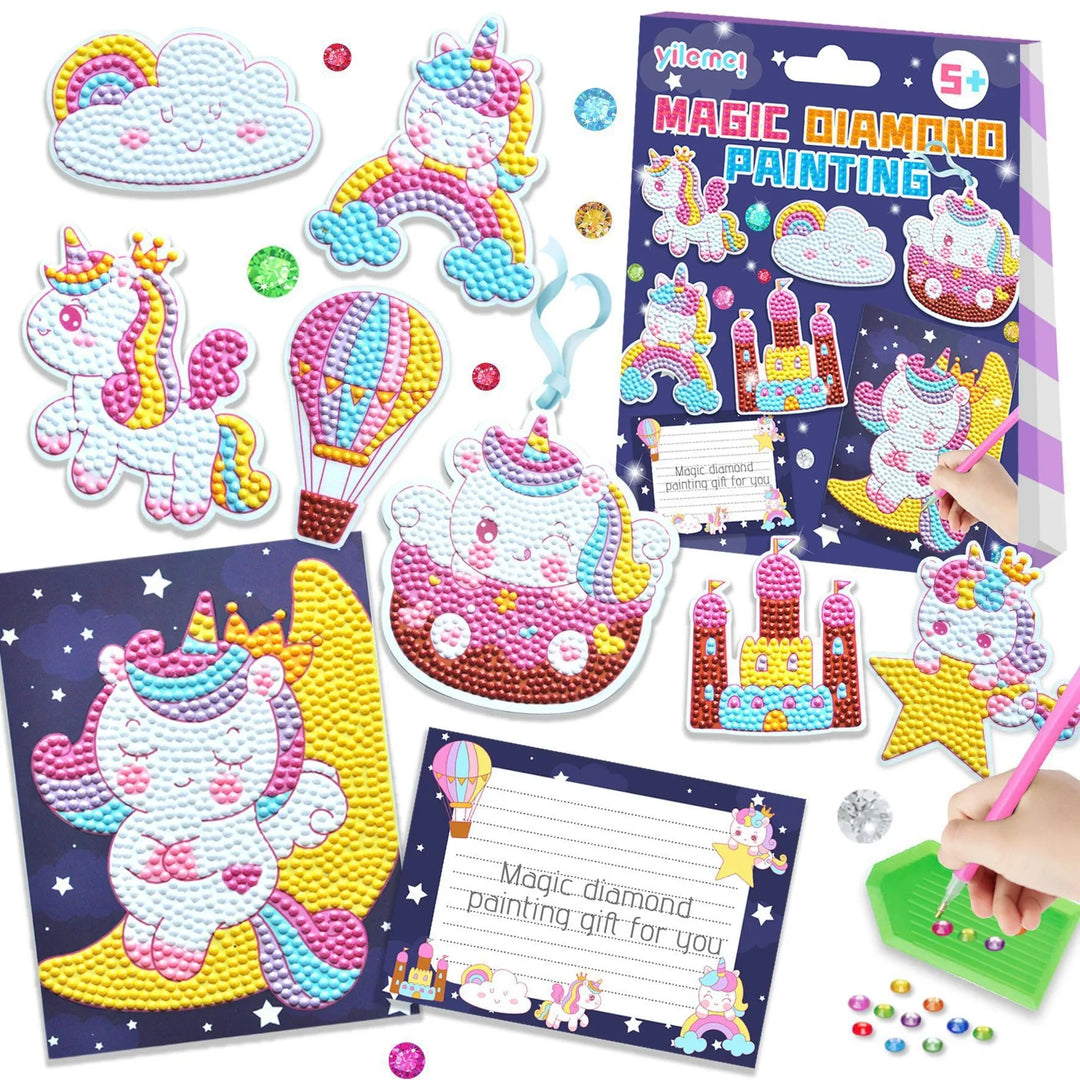 Skanto | Funklende Diamant Mosaikksett – Kreativ Håndverksmoro