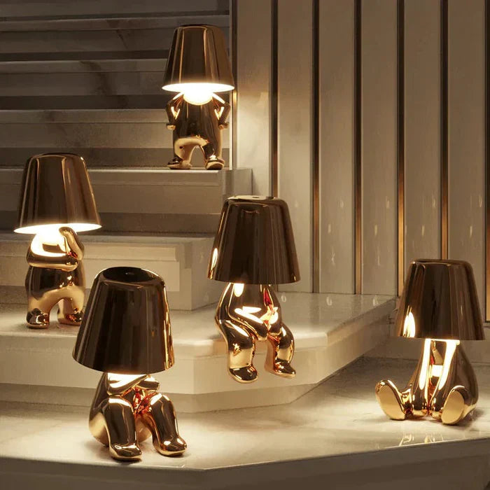 Skanto | Unik og Atmosfærisk Bordlampe - GlowCraft