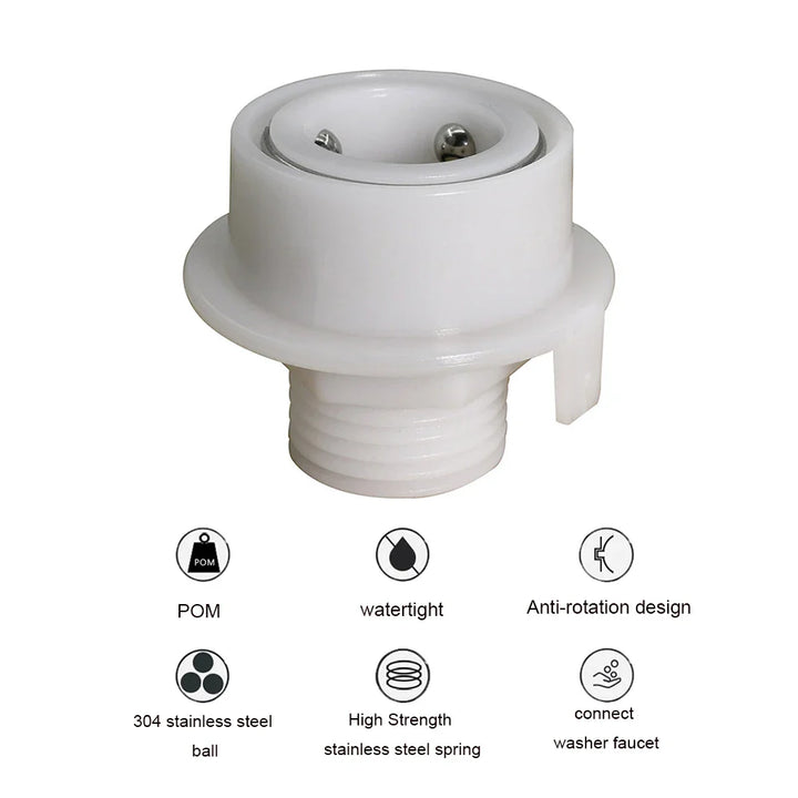 Universal Vannkran Slange Kobling Rask Koble Passform Tap Adapter | Skanto