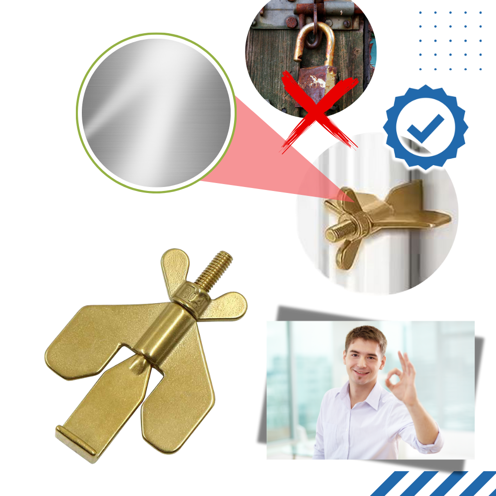 Universal Door Lock No Drilling Required
