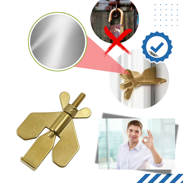 Universal Door Lock No Drilling Required