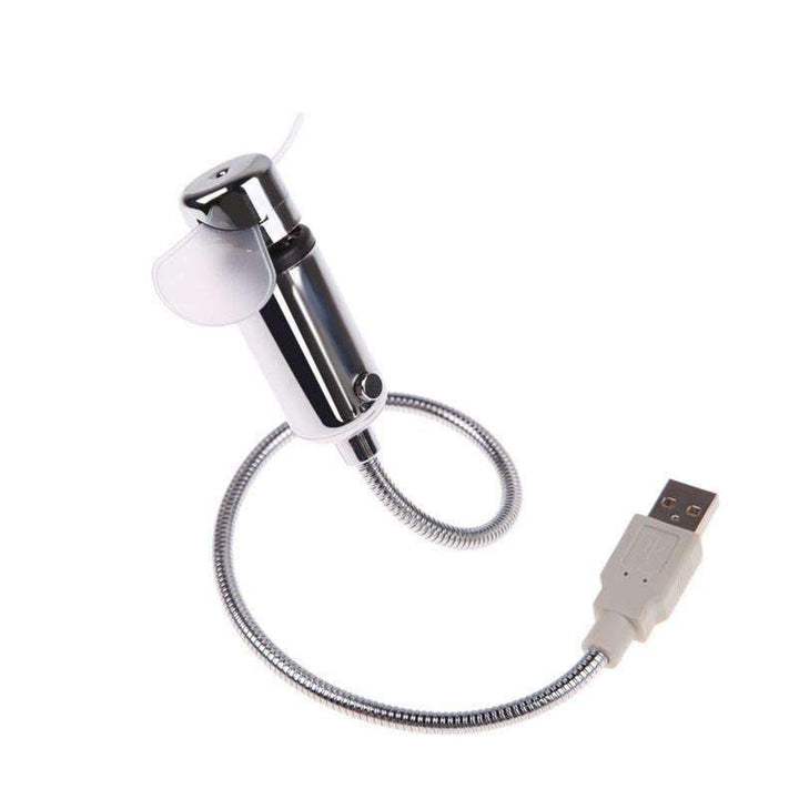 Skanto | Mini LED Lyss USB Vifte Klokke Høy Kvalitet