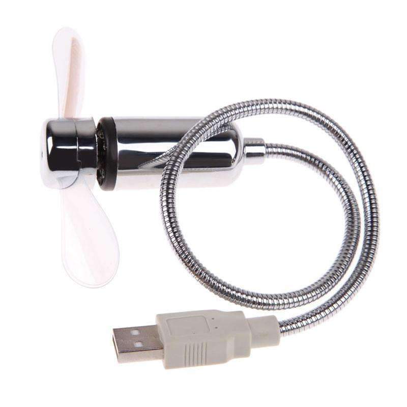 Skanto | Mini LED Lyss USB Vifte Klokke Høy Kvalitet
