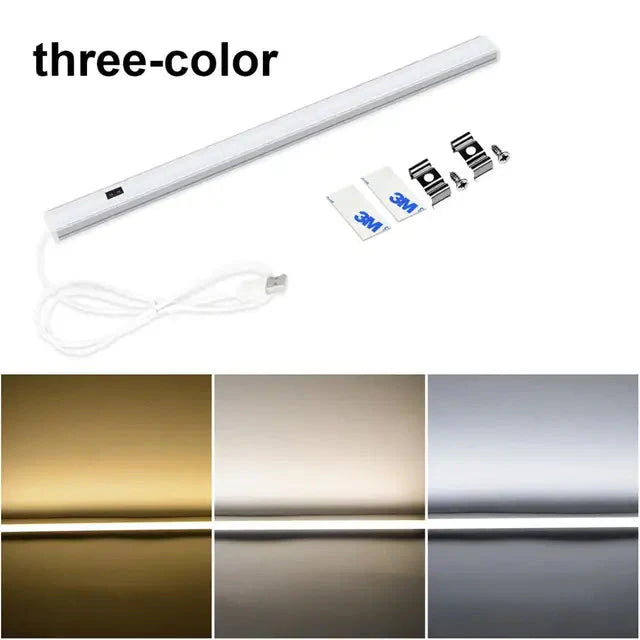 USB LED Bar Lys Strip 5V Håndskannings Bevegelsessensor Kjøkkenlampe | Skanto