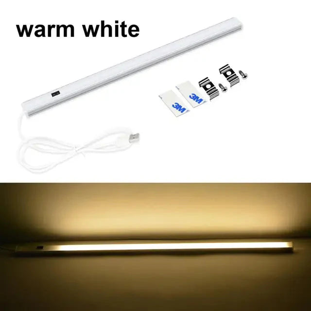 USB LED Bar Lys Strip 5V Håndskannings Bevegelsessensor Kjøkkenlampe | Skanto