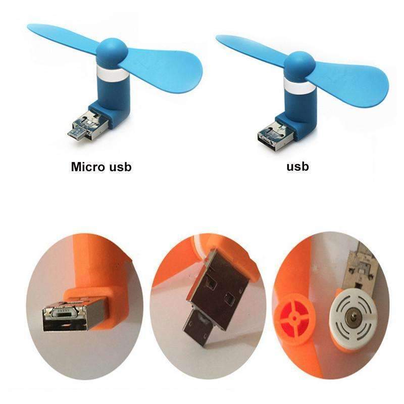 Skanto | OTG Micro USB Kjøleblæser Mini