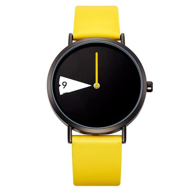 Skanto | Søt Kvinnere Klokke Kreativ Håndleddsklokke Dame Klokke Roter Gul Lær Bånd Håndleddsklokker Klokker Montres Femme Reloj Mujer
