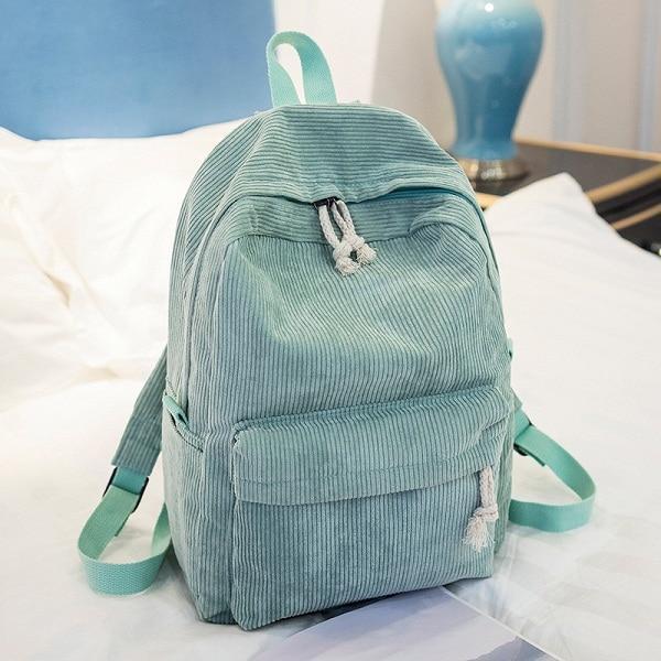 Skanto | Pastell Cordfløyse Ryggsekk