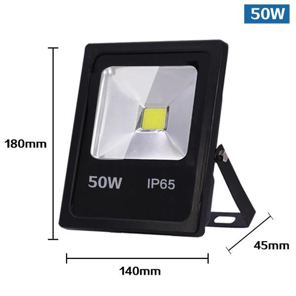 Skanto | Bevegelsessensor LED Flomlys 10W 30W 50W 220V Flomlys søkelys IP65 Reflektor Utendørs belysning LED utvendig SpotLight