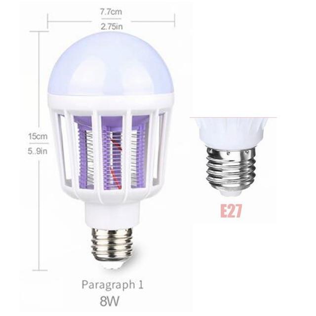 Skanto | IcoolGadgets AC175~220V LED Myggjagerpære E27/B22 LED Pære For Hjemmelighting Insekt Forhinder Lampe Insekt Anti Mygg Repeller Lys