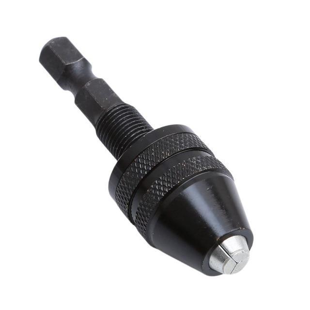 Skanto | Icool nøkkelløs borpatron 0.3 3.6mm konverteringsverktøy 1/4" sekstant hurtigbytteadapter chuck for elektrisk drill
