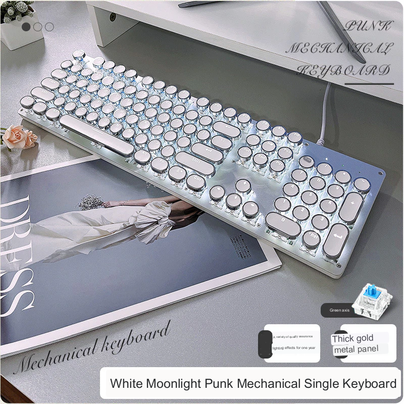 Skanto | Type Mekanisk Retro Trykk Tastatur
