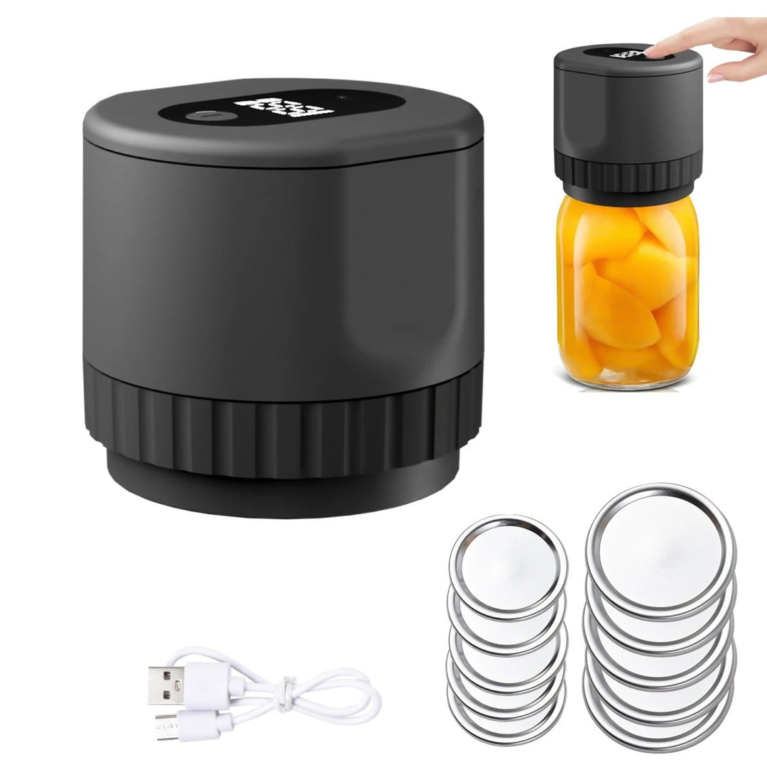 Skanto | AirLock Go – Kompakt, Trådløs Matbevaringssystem med LED-Skjerm