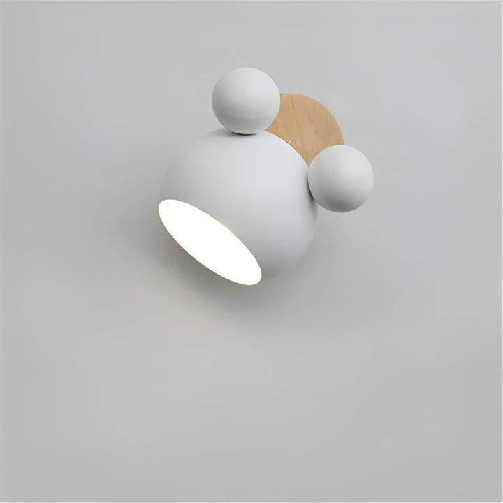 Vegglampe i Mikke Mus-design - dekorativ og moderne | Perfekt for barnerom og stuer