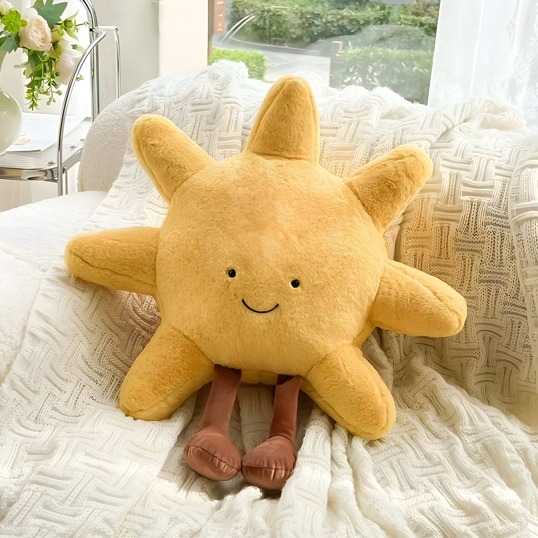 CloudMoon Pute - Myk Måne og Sol Tatami Pute | Skanto