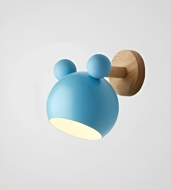 Vegglampe i Mikke Mus-design - dekorativ og moderne | Perfekt for barnerom og stuer