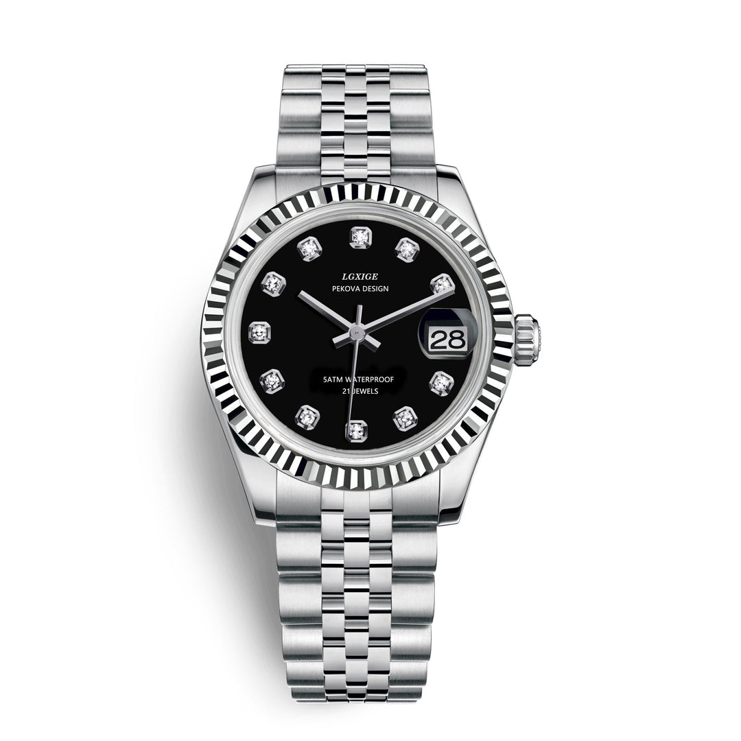 Skanto | Klassisk Armbåndsur i Rustfritt Stål Nr. 296 – Tidløs Eleganse & Moderne Presisjon