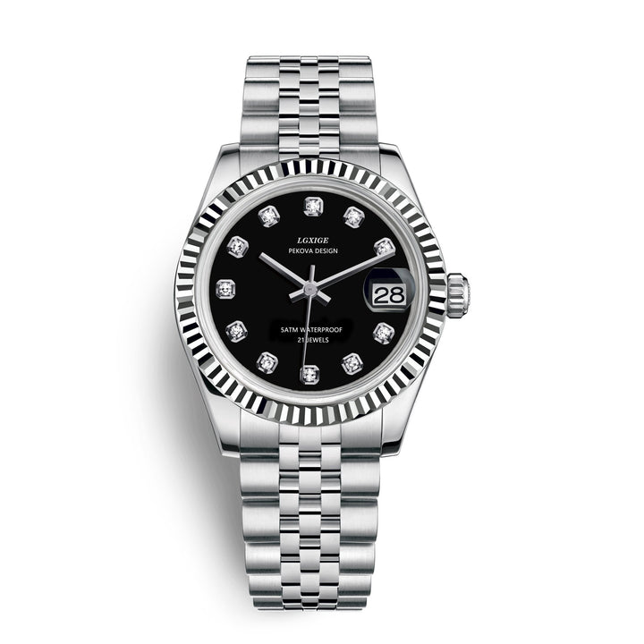 Skanto | Klassisk Armbåndsur i Rustfritt Stål Nr. 296 – Tidløs Eleganse & Moderne Presisjon