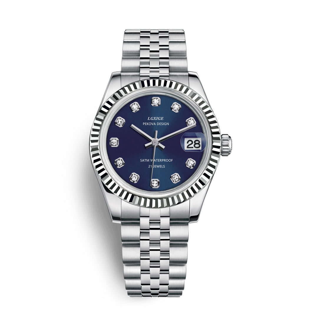 Skanto | Klassisk Armbåndsur i Rustfritt Stål Nr. 296 – Tidløs Eleganse & Moderne Presisjon