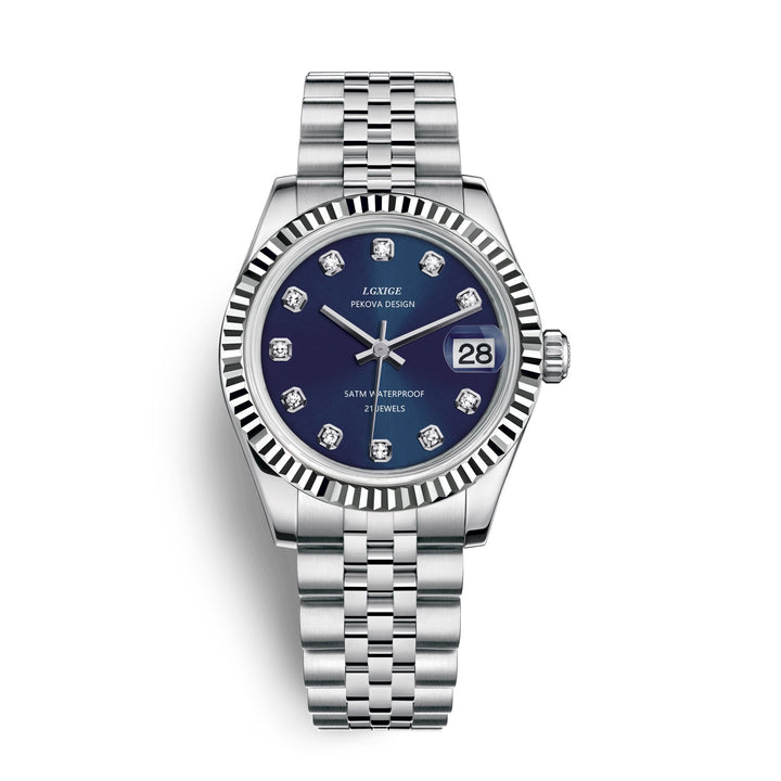 Skanto | Klassisk Armbåndsur i Rustfritt Stål Nr. 296 – Tidløs Eleganse & Moderne Presisjon