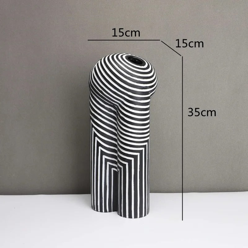 Skanto | Vase med abstrakt geometri