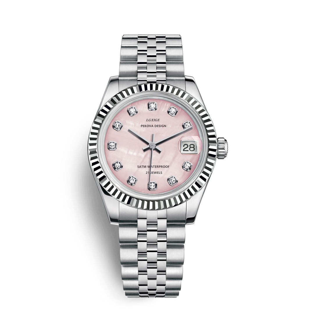 Skanto | Klassisk Armbåndsur i Rustfritt Stål Nr. 296 – Tidløs Eleganse & Moderne Presisjon