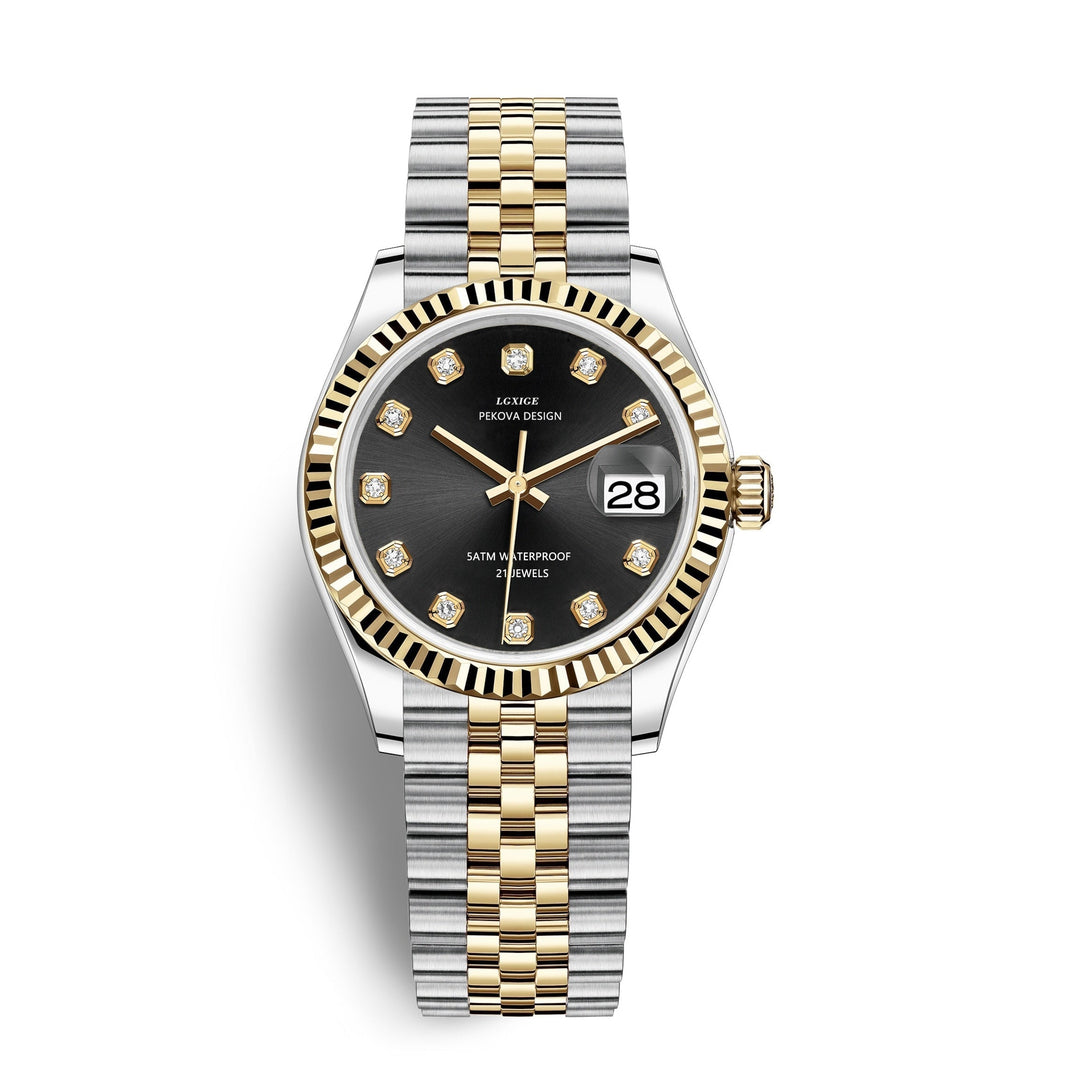 Skanto | Klassisk Armbåndsur i Rustfritt Stål Nr. 296 – Tidløs Eleganse & Moderne Presisjon