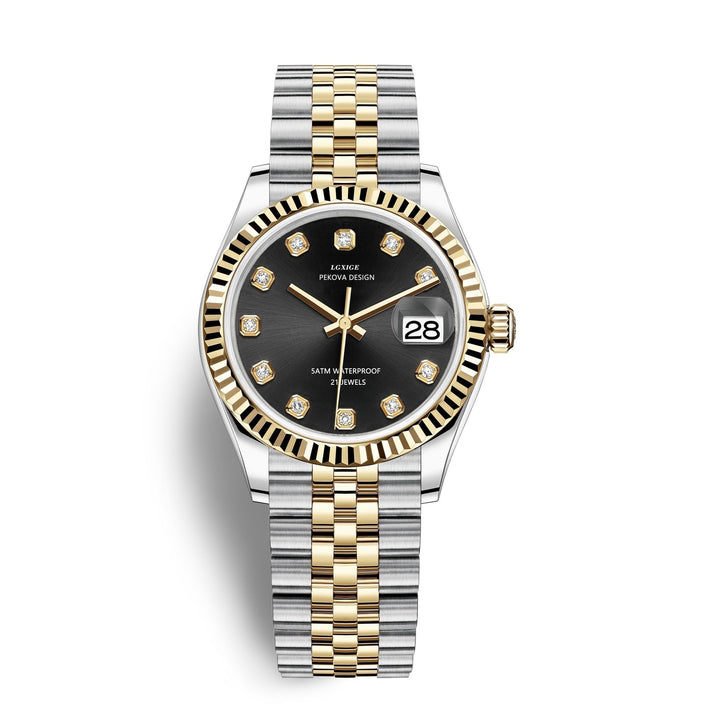 Skanto | Klassisk Armbåndsur i Rustfritt Stål Nr. 296 – Tidløs Eleganse & Moderne Presisjon