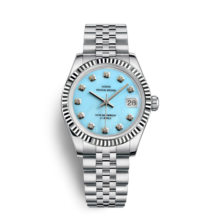 Skanto | Klassisk Armbåndsur i Rustfritt Stål Nr. 296 – Tidløs Eleganse & Moderne Presisjon