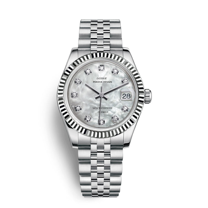 Skanto | Klassisk Armbåndsur i Rustfritt Stål Nr. 296 – Tidløs Eleganse & Moderne Presisjon