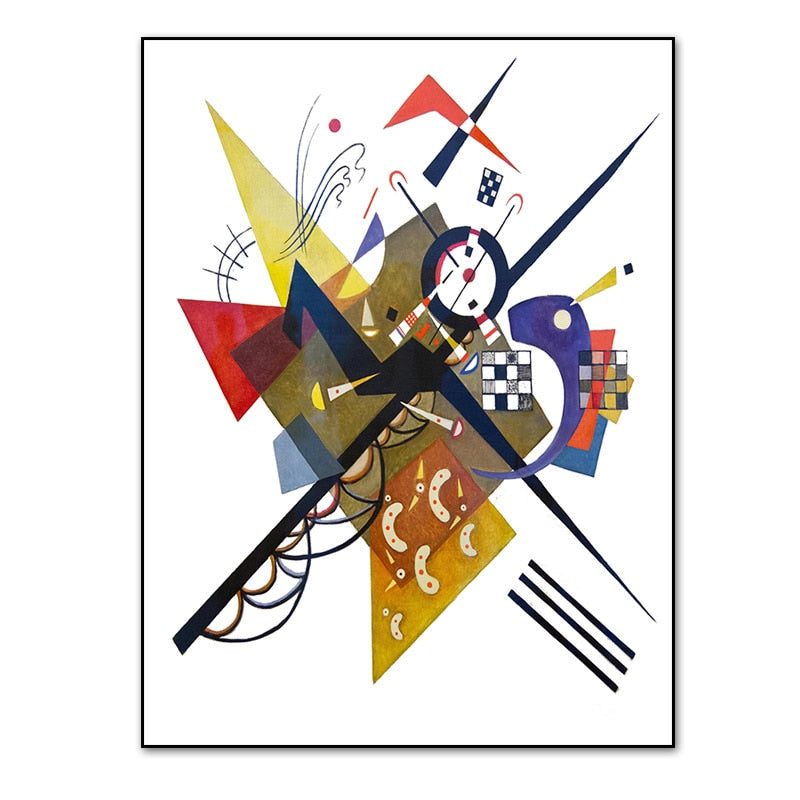 Vintage Wassily Kandinsky Berømt Abstrakt Maleri - Lerretsbilde