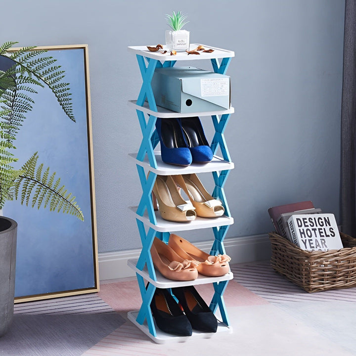 Multifunksjonell og sammenleggbar skohylle - SpaceSaver | Skanto