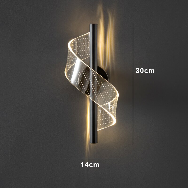 Skanto | Luksus Glass Vegglampe med Lysestake