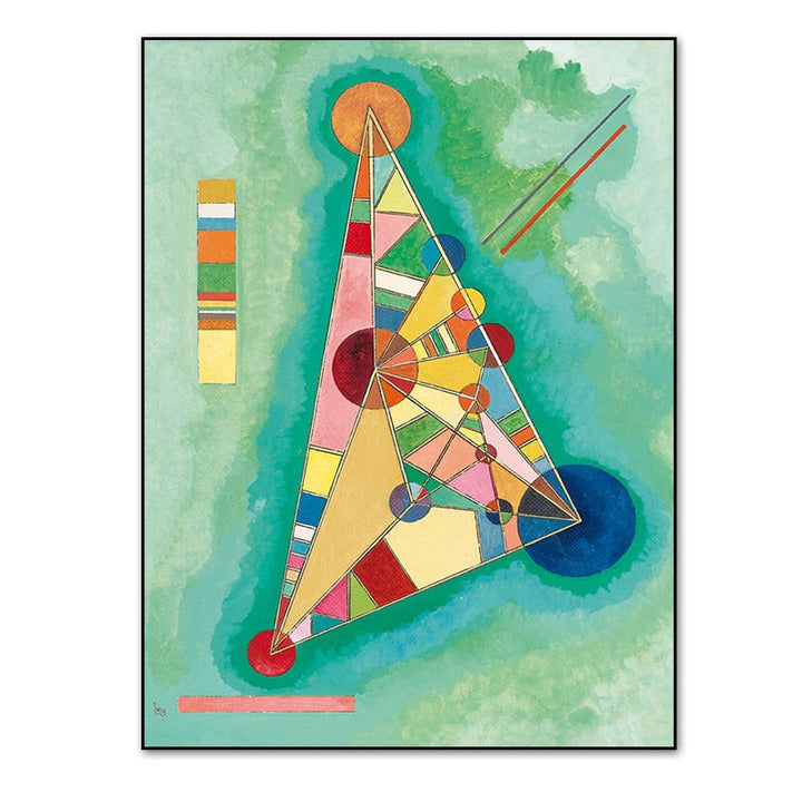 Vintage Wassily Kandinsky Berømt Abstrakt Maleri - Lerretsbilde