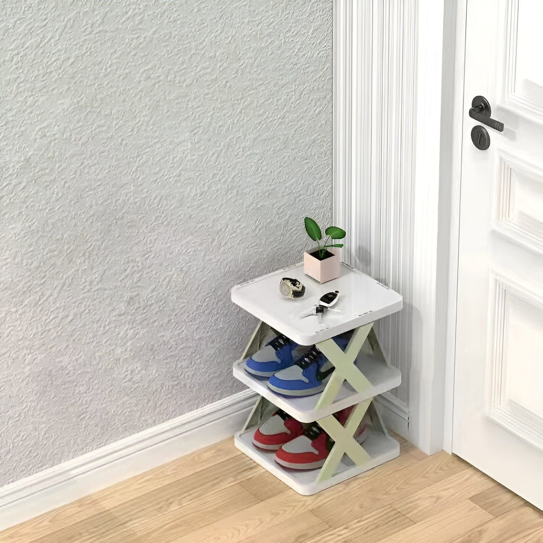 Multifunksjonell og sammenleggbar skohylle - SpaceSaver | Skanto