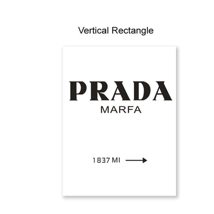Abstrakt moderne mote sminke - lerret veggkunsttrykk | Skanto