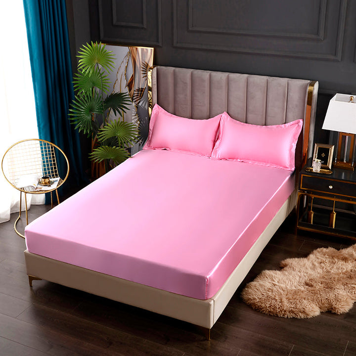 Silke Sateng Elastisk Fitted Ark med GRATIS* Silke Sateng Putetrekk Skanto