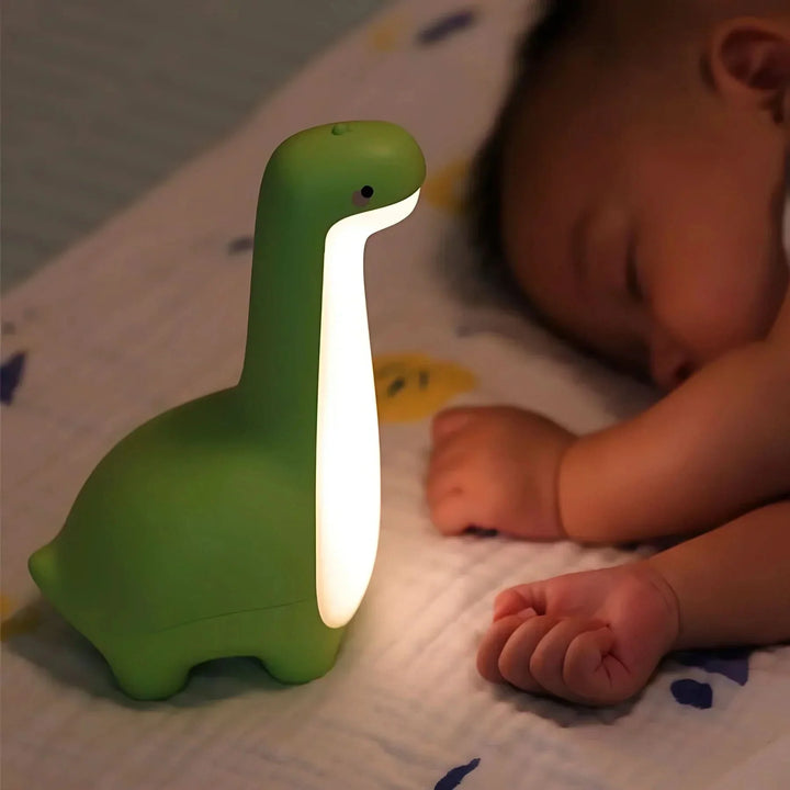 Skanto | LED Dinosaur Nattlampe for Barn med Myk Glød