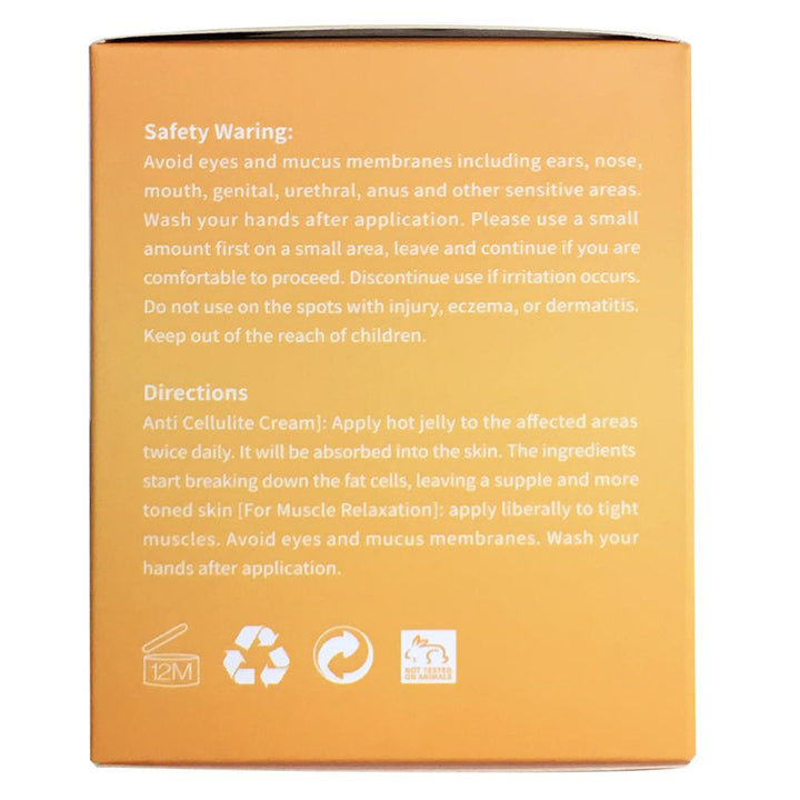 Skanto | Ultimate Shape Cream – øker fettforbrenning – reduserer cellulitter – 500 ml – veggklokke