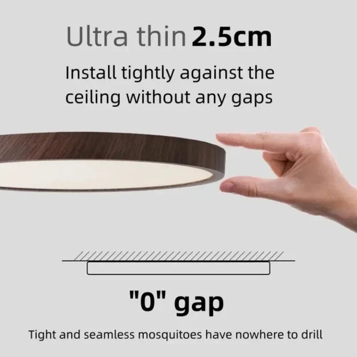Skanto | LED Taklampe | Ultrathin Trestruktur Design, Støvtett & Dimbar for Moderne Interiører
